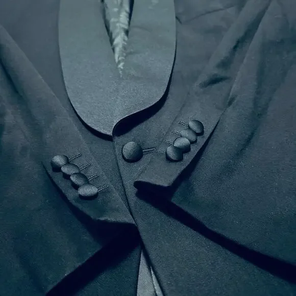 Paolo Vista black tuxedo jacket